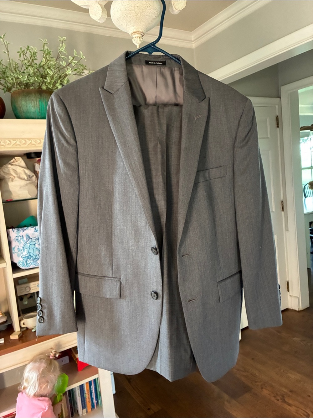 Men's Gray Suit Blazer - Classic Express suit